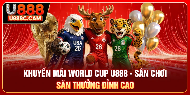 Khuyến Mãi World Cup U888 - Sân Chơi Săn Thưởng Đỉnh Cao